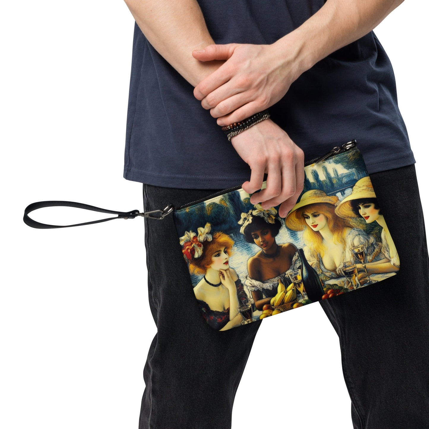 Ladies with Fruit Crossbody bag - Gregg Acini Adoree Designs - Handbag