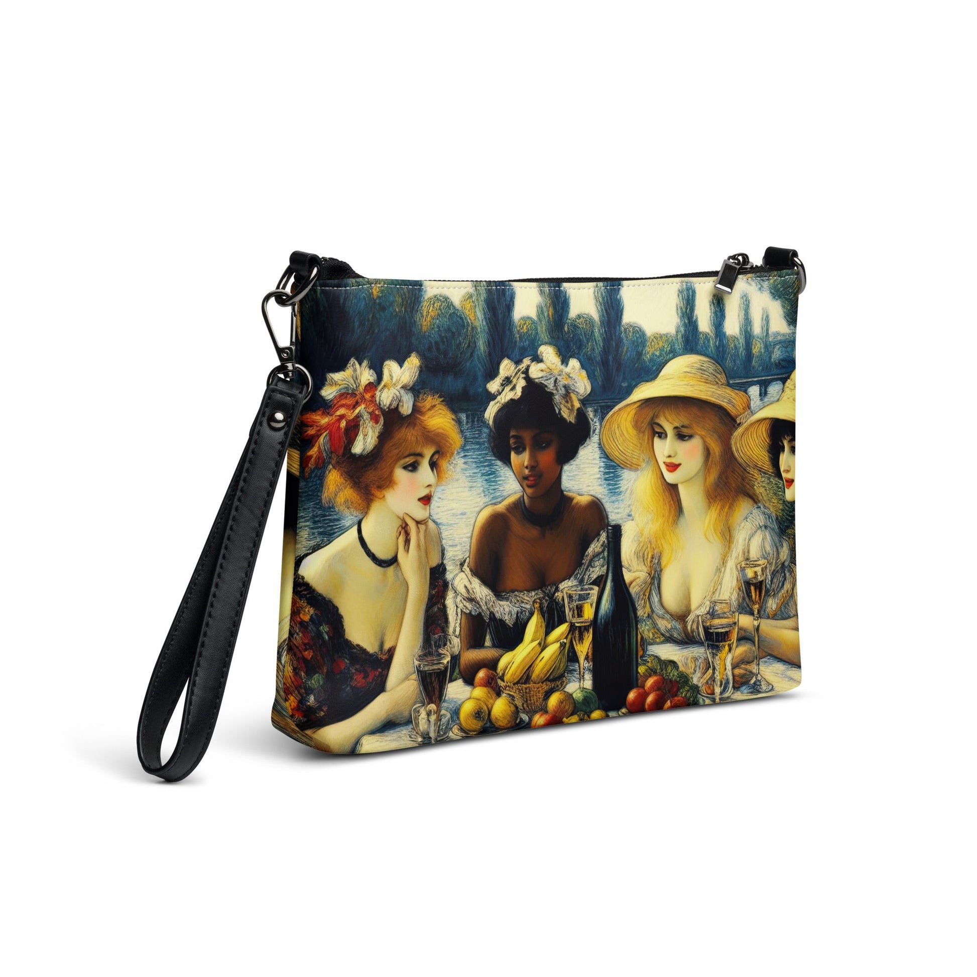 Ladies with Fruit Crossbody bag - Gregg Acini Adoree Designs - Handbag