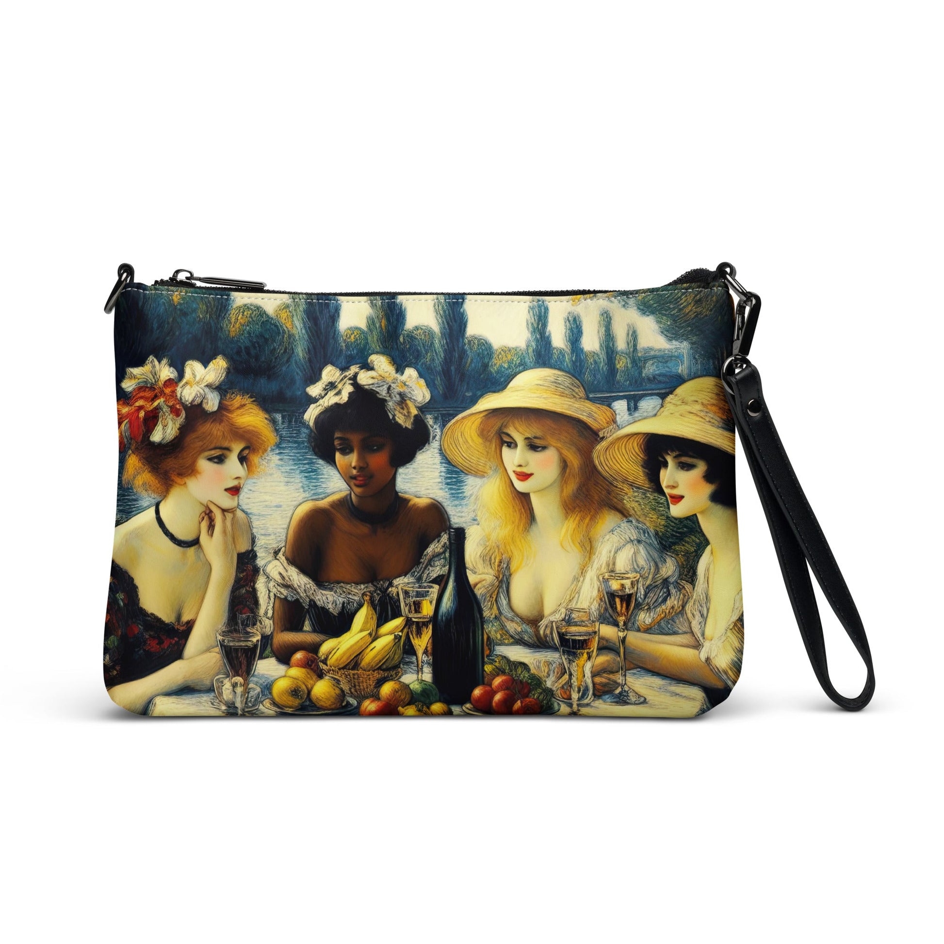 Ladies with Fruit Crossbody bag - Gregg Acini Adoree Designs - Handbag