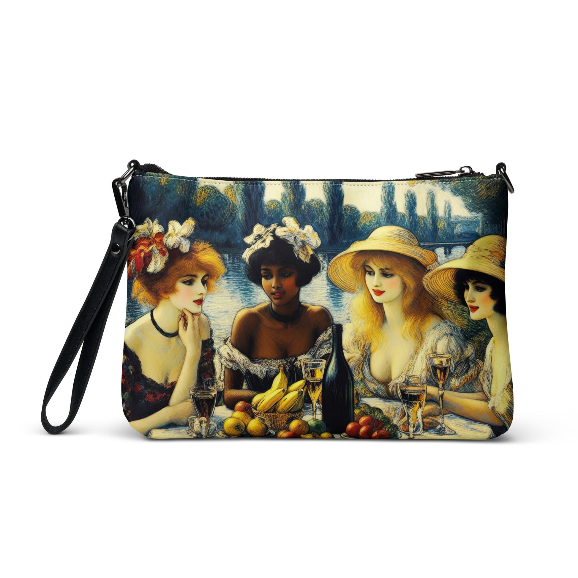 Ladies with Fruit Crossbody bag - Gregg Acini Adoree Designs - Handbag