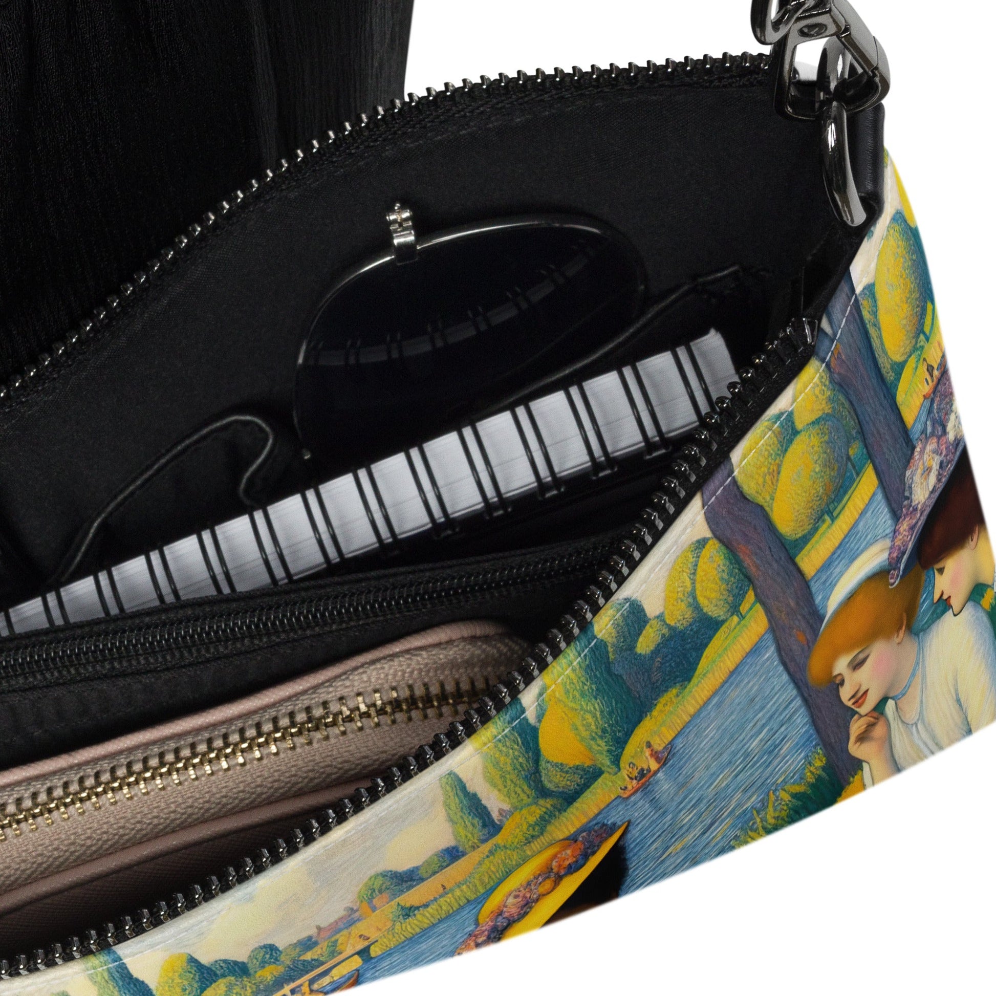 Ladies with the Yellow Hats Crossbody bag - Gregg Acini Adoree Designs - Handbag
