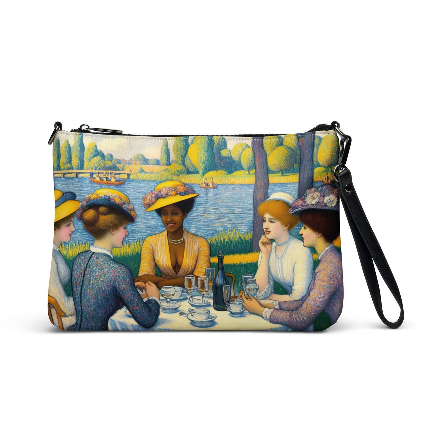 Ladies with the Yellow Hats Crossbody bag - Gregg Acini Adoree Designs - Handbag