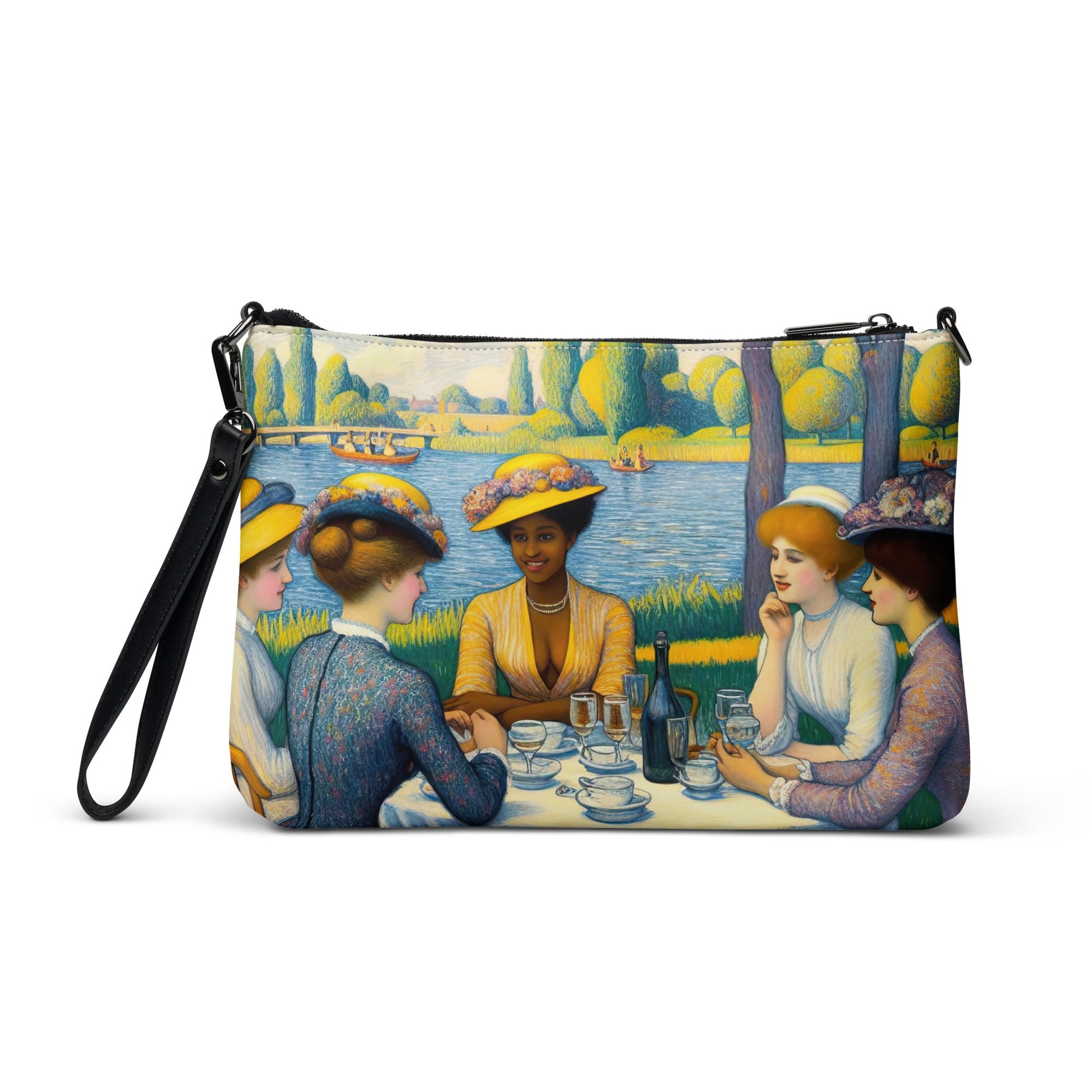 Ladies with the Yellow Hats Crossbody bag - Gregg Acini Adoree Designs - Handbag