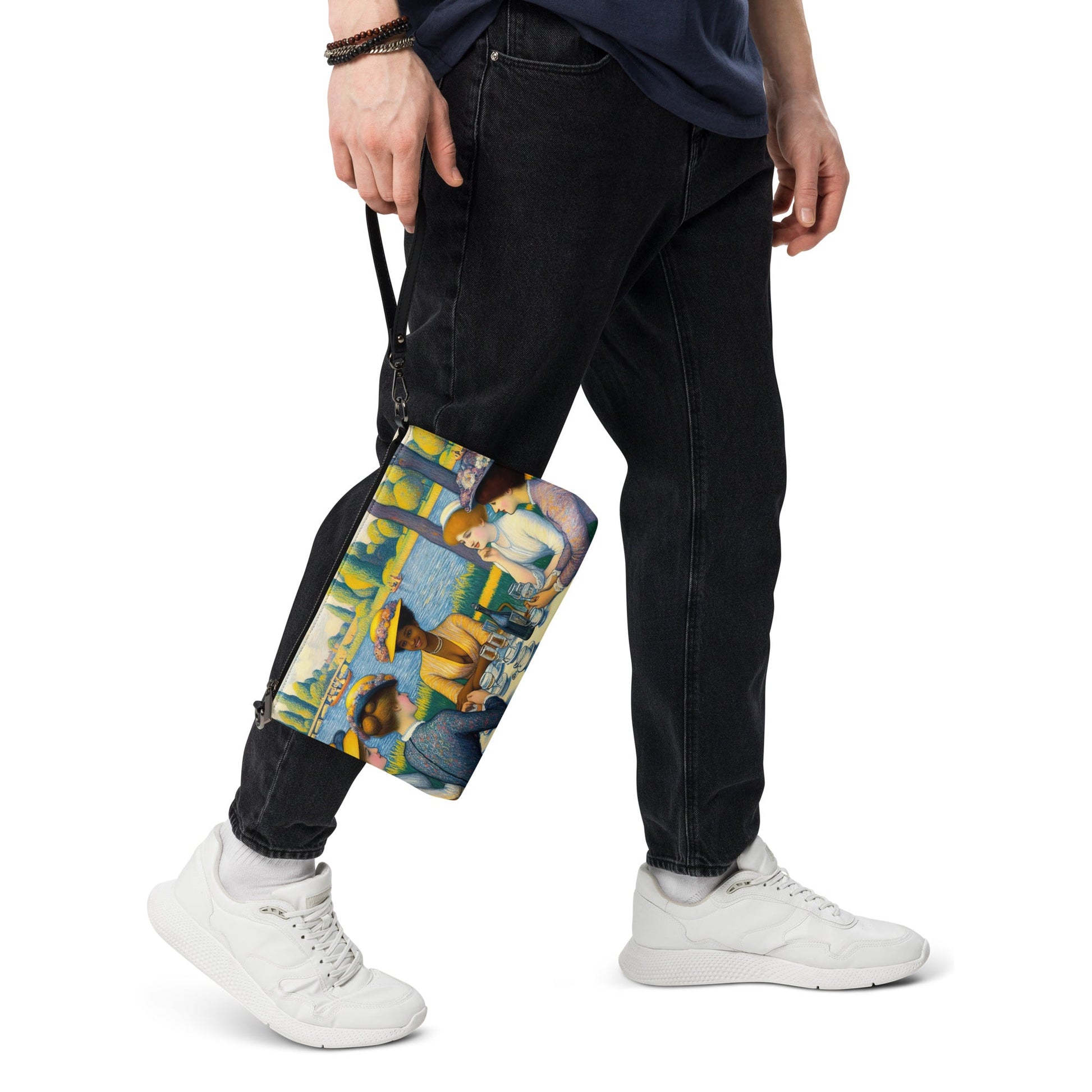 Ladies with the Yellow Hats Crossbody bag - Gregg Acini Adoree Designs - Handbag