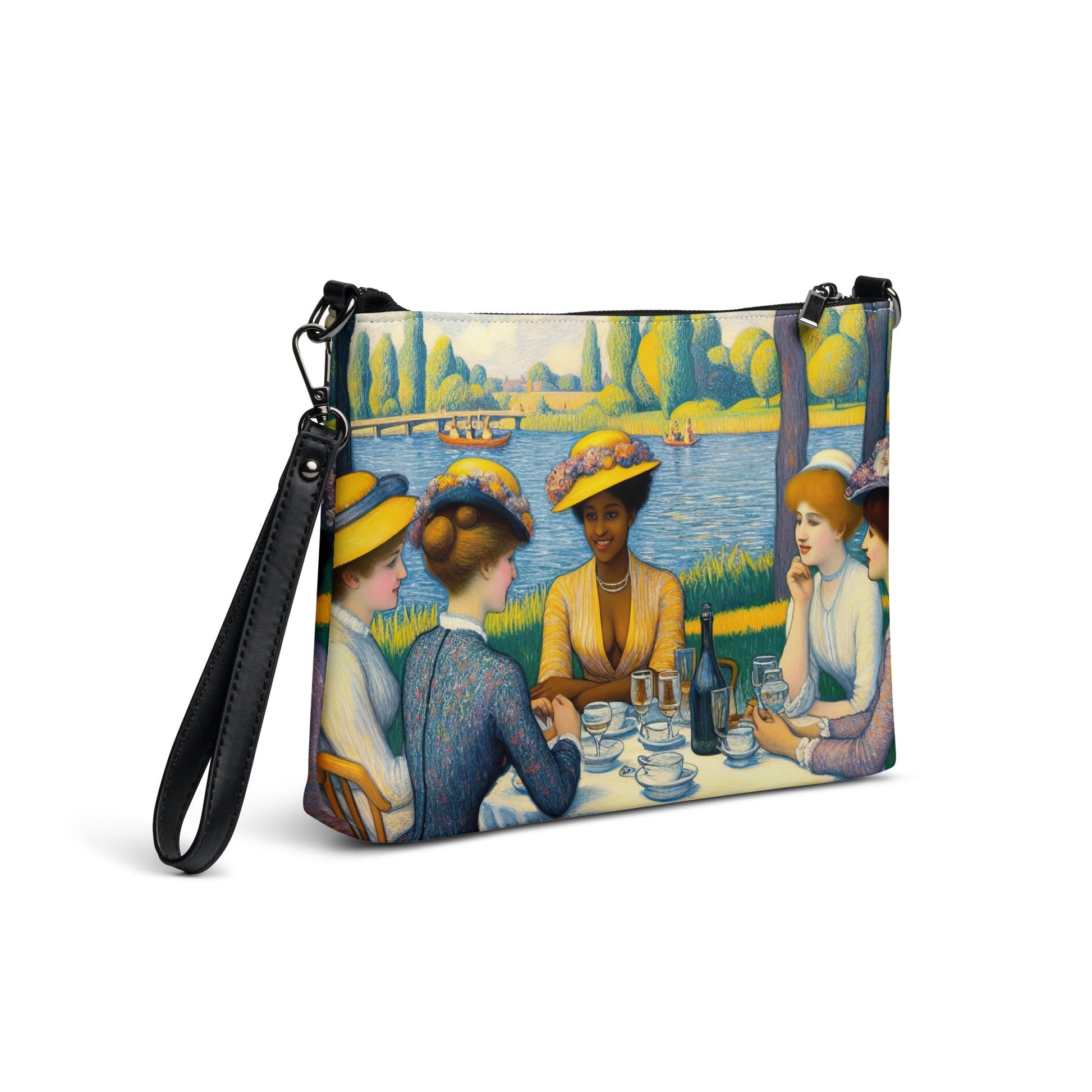Ladies with the Yellow Hats Crossbody bag - Gregg Acini Adoree Designs - Handbag