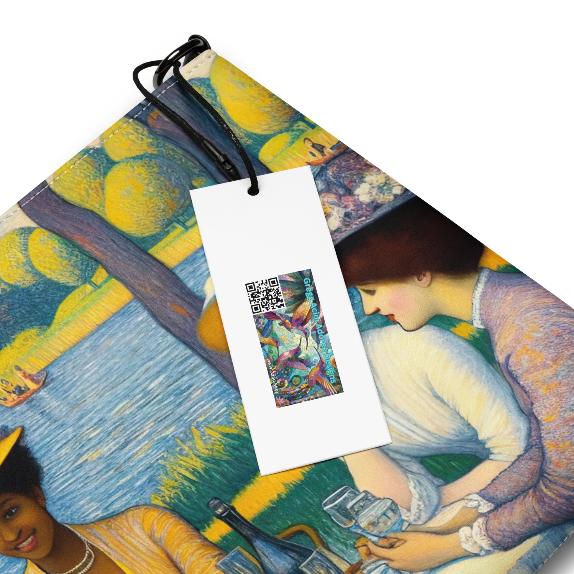 Ladies with the Yellow Hats Crossbody bag - Gregg Acini Adoree Designs - Handbag