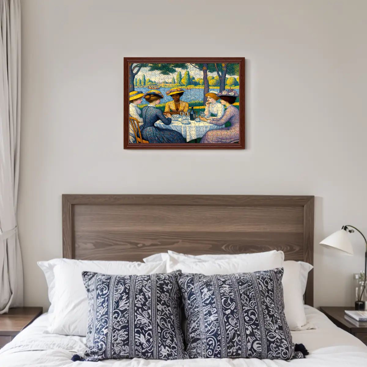 Ladies with the Yellow Hats Wooden Jigsaw Puzzles 500 pcs - Gregg Acini Adoree Designs - Jigsaw Puzzle