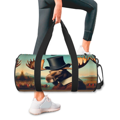 Lakeside Remby Moose Cylinder Duffle Bag Large Capacity - Gregg Acini Adoree Designs - Luggage