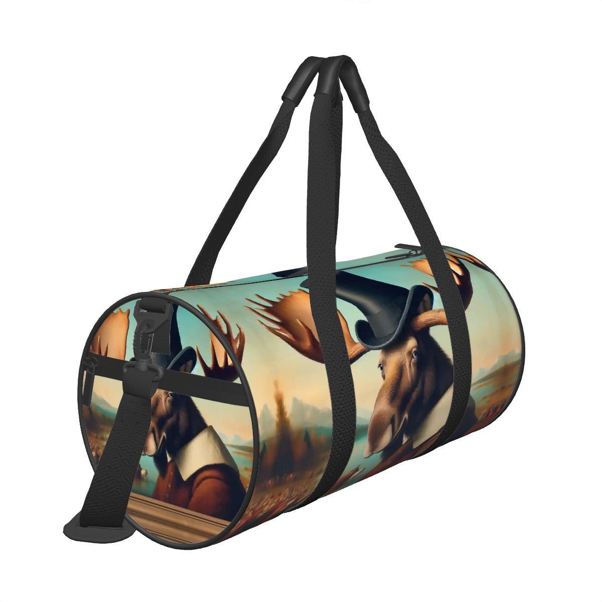 Lakeside Remby Moose Cylinder Duffle Bag Large Capacity - Gregg Acini Adoree Designs - Luggage
