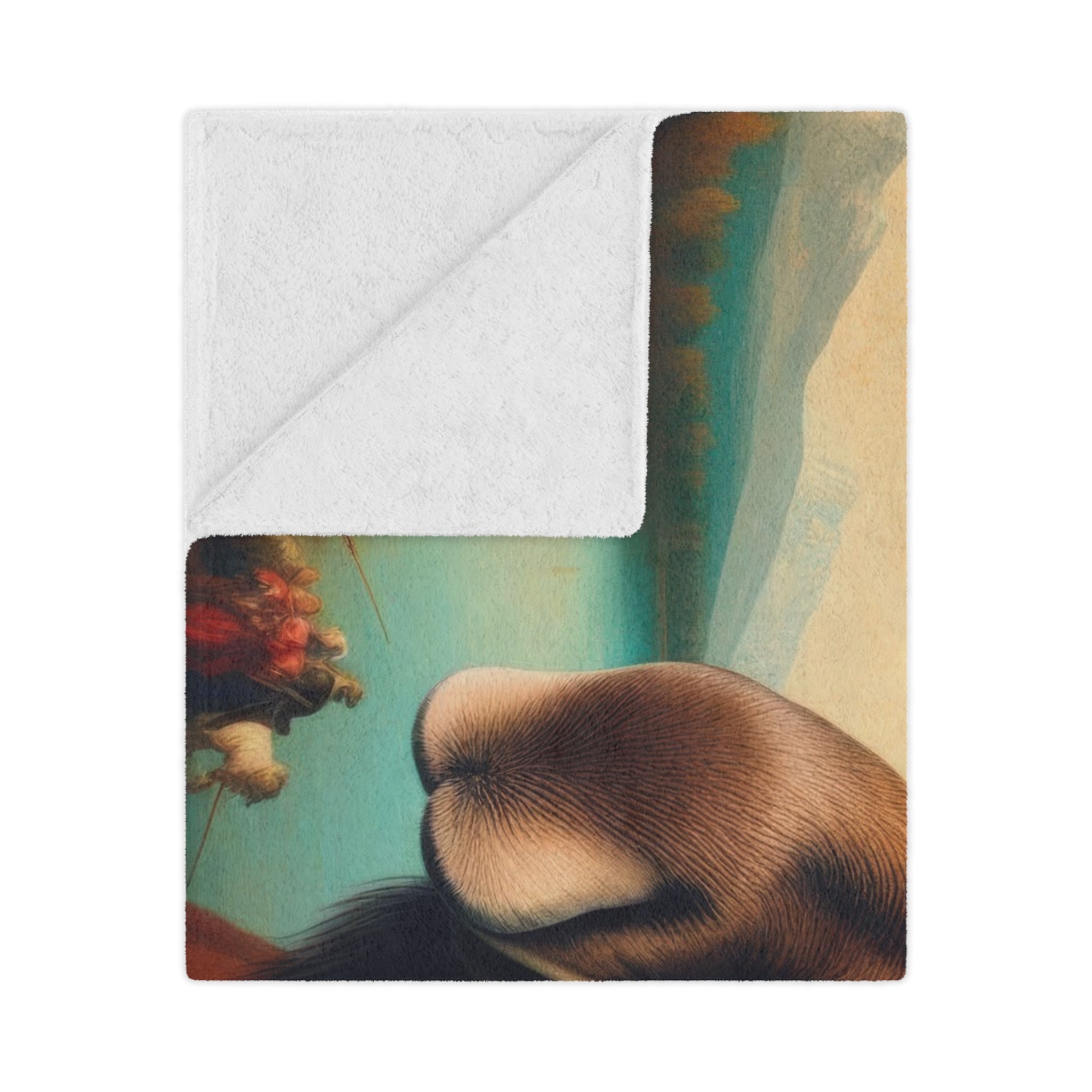 Lakeside Remby Moose Microfiber Blanket – Cozy & Fun for Home Decor - Gregg Acini Adoree Designs - Blanket