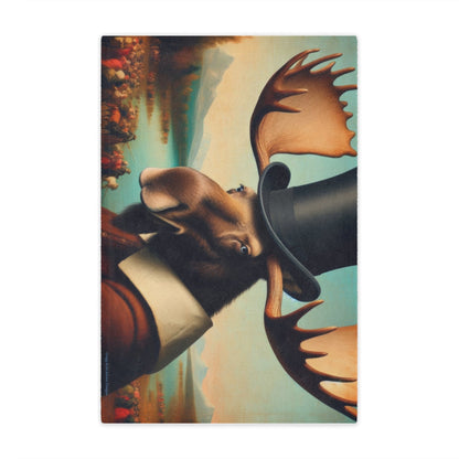 Lakeside Remby Moose Microfiber Blanket – Cozy & Fun for Home Decor - Gregg Acini Adoree Designs - Blanket