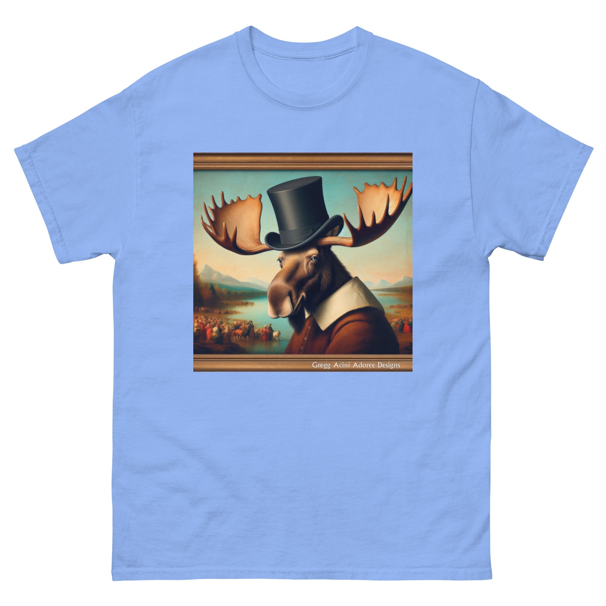 Lakeside Remby Moose Unisex classic tee by Gregg Acini Adoree - Gregg Acini Adoree Designs - Tee Shirt