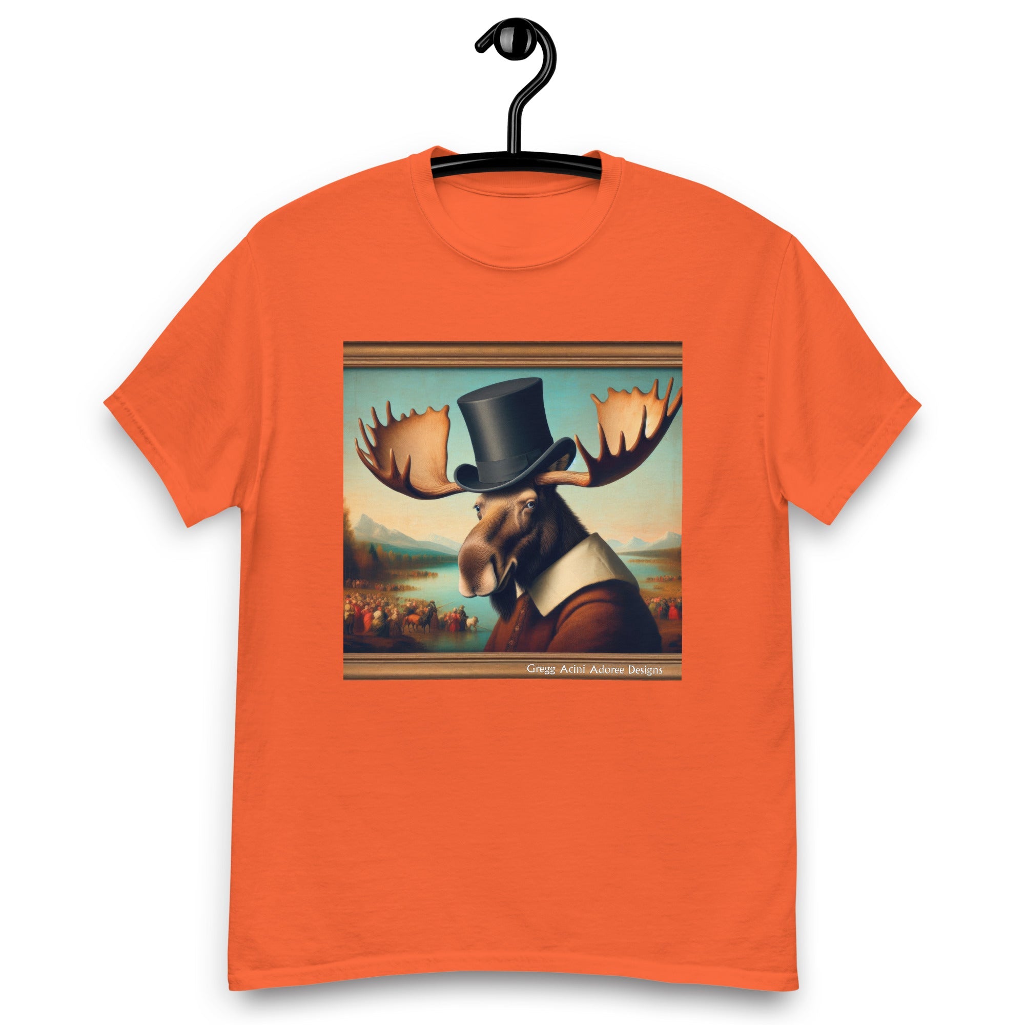 Lakeside Remby Moose Unisex classic tee by Gregg Acini Adoree - Gregg Acini Adoree Designs - Tee Shirt