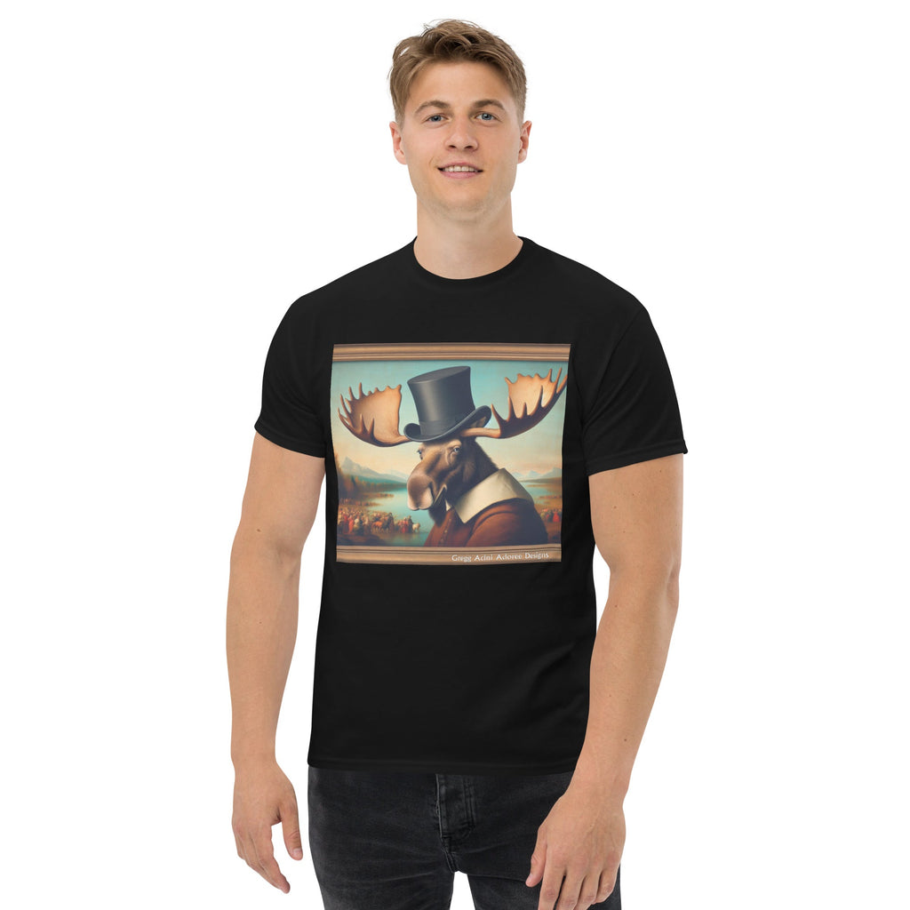 Lakeside Remby Moose Unisex classic tee by Gregg Acini Adoree - Gregg Acini Adoree Designs - Tee Shirt