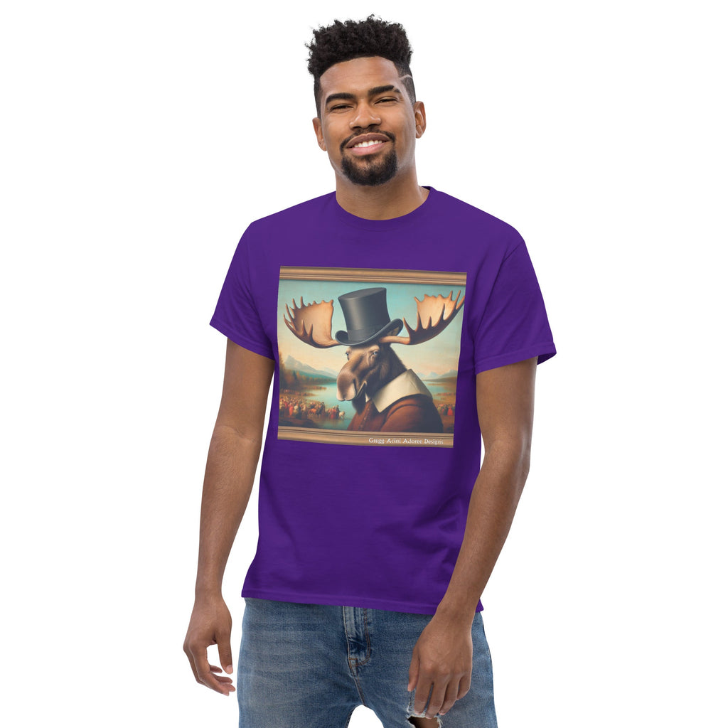 Lakeside Remby Moose Unisex classic tee by Gregg Acini Adoree - Gregg Acini Adoree Designs - Tee Shirt