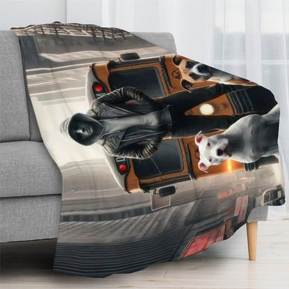 Loyalty 300 GSM Flannel Throw Blanket (Made in USA) - Gregg Acini Adoree Designs - Blanket