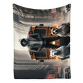 Loyalty 300 GSM Flannel Throw Blanket (Made in USA) - Gregg Acini Adoree Designs - Blanket