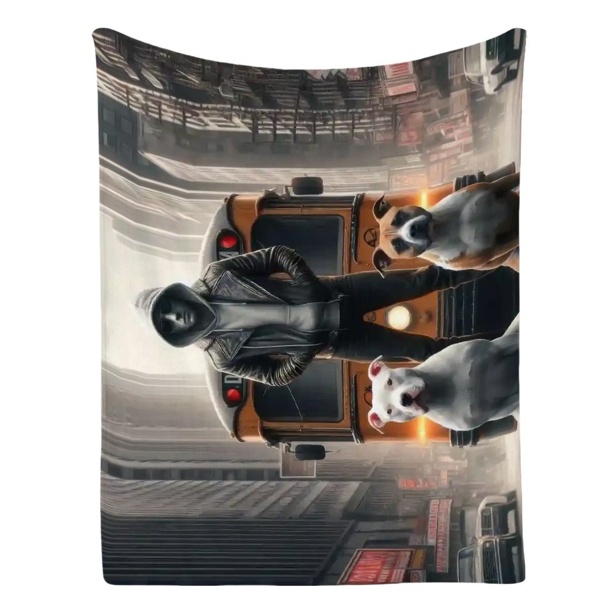 Loyalty 300 GSM Flannel Throw Blanket (Made in USA) - Gregg Acini Adoree Designs - Blanket