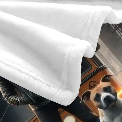 Loyalty 300 GSM Flannel Throw Blanket (Made in USA) - Gregg Acini Adoree Designs - Blanket