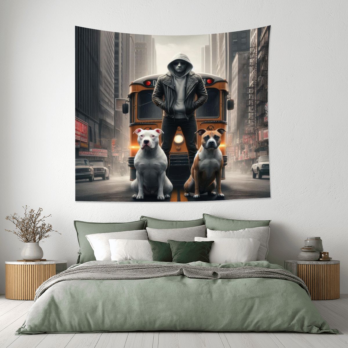 Loyalty Lightweight Wall Tapestry (Fabric Wall Hanging - USA) - Gregg Acini Adoree Designs - Wall Coverings