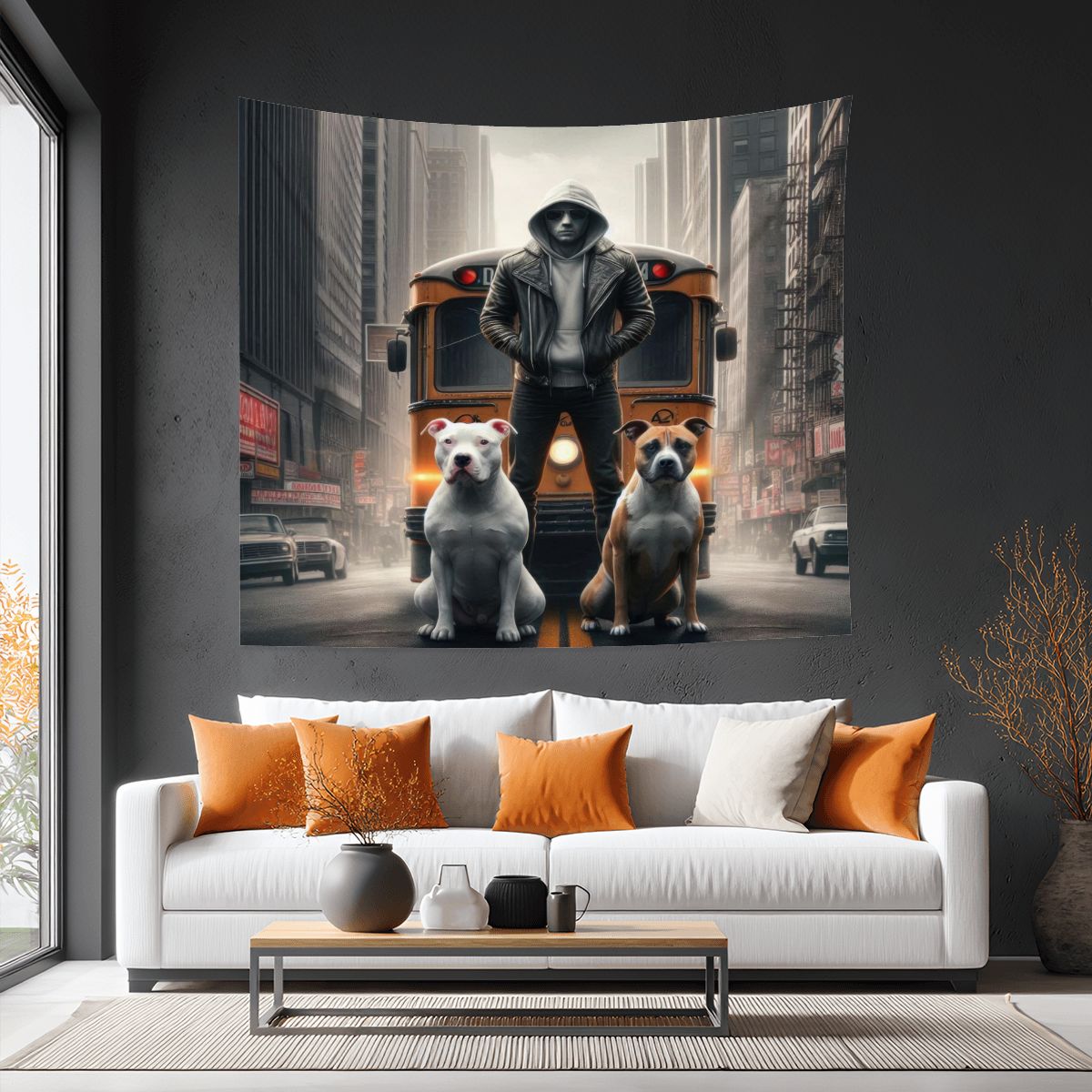 Loyalty Lightweight Wall Tapestry (Fabric Wall Hanging - USA) - Gregg Acini Adoree Designs - Wall Coverings