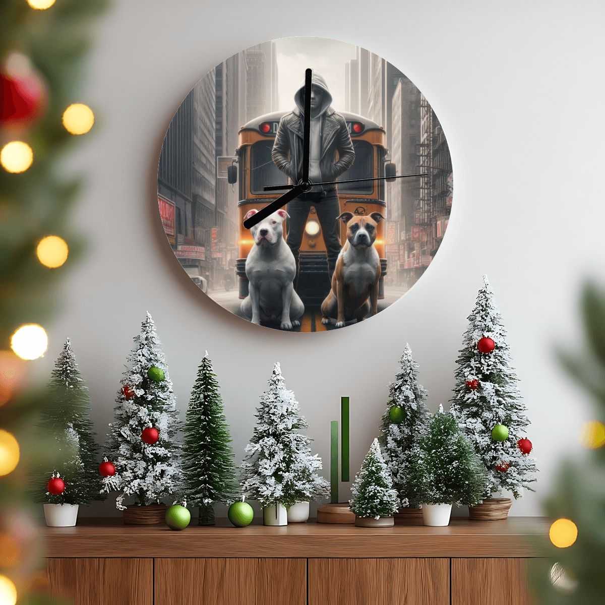 Loyalty MDF Wall Clock (Made in USA) - Gregg Acini Adoree Designs - Wall Clock