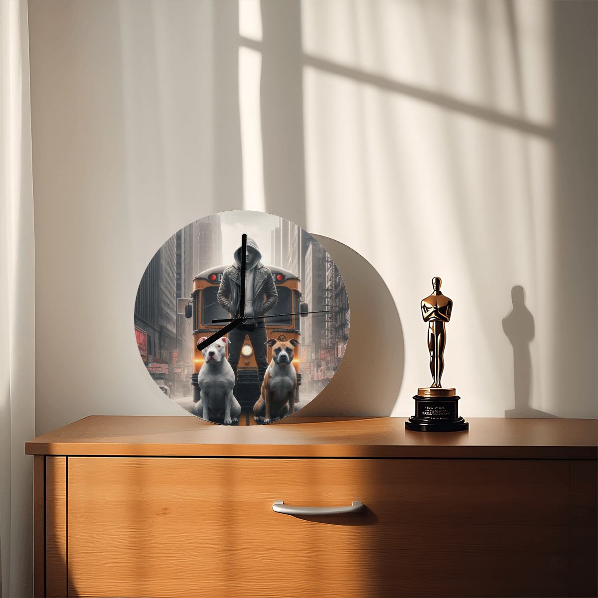 Loyalty MDF Wall Clock (Made in USA) - Gregg Acini Adoree Designs - Wall Clock