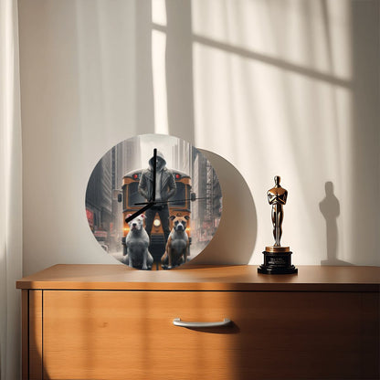 Loyalty MDF Wall Clock (Made in USA) - Gregg Acini Adoree Designs - Wall Clock