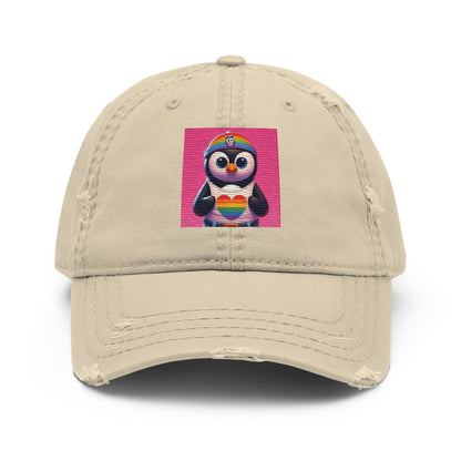 Luz the Penguin Distressed Hat - Gregg Acini Adoree Designs - Hat