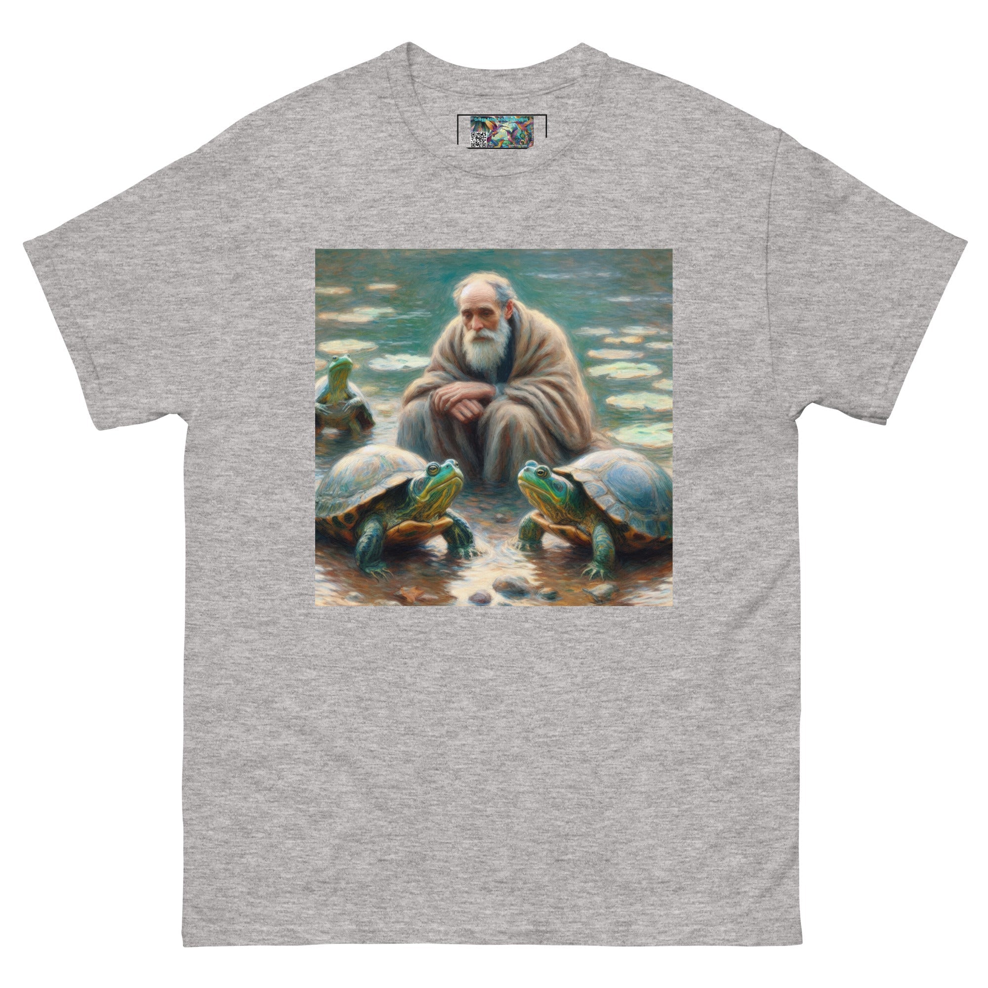 Man with Turtles Unisex classic tee - Gregg Acini Adoree Designs - T-Shirt