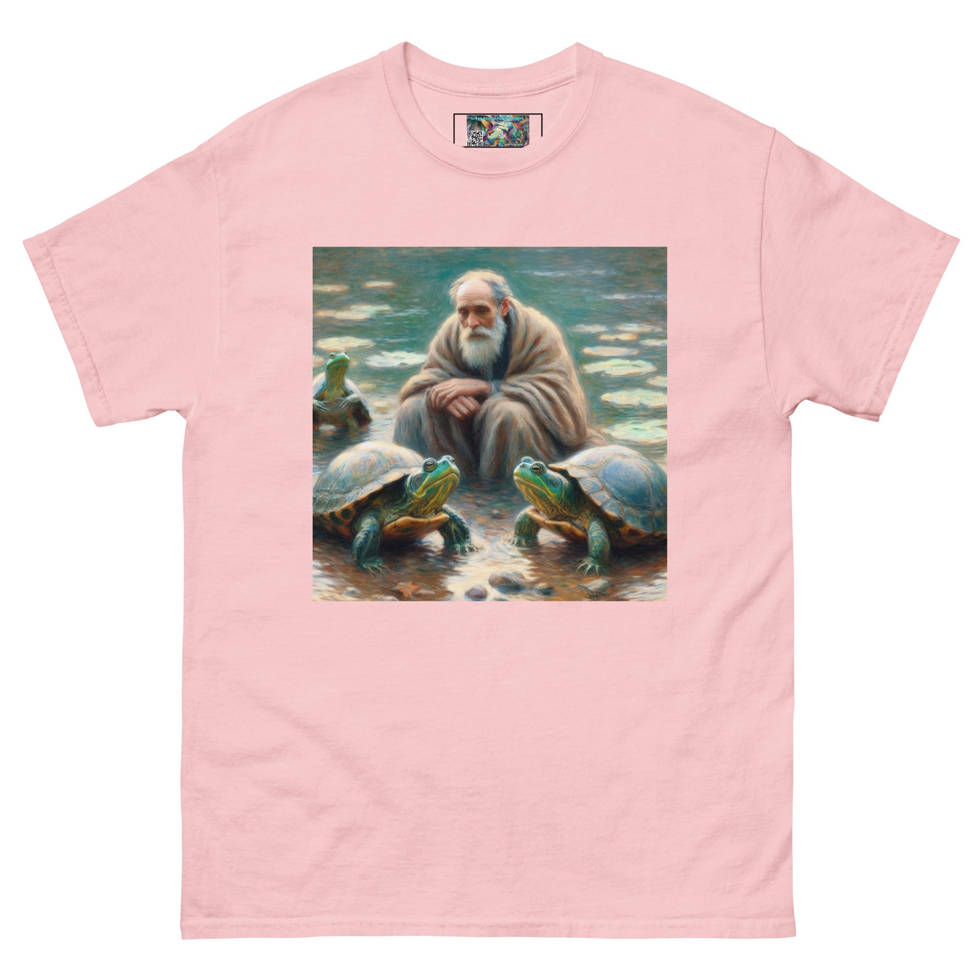 Man with Turtles Unisex classic tee - Gregg Acini Adoree Designs - T-Shirt