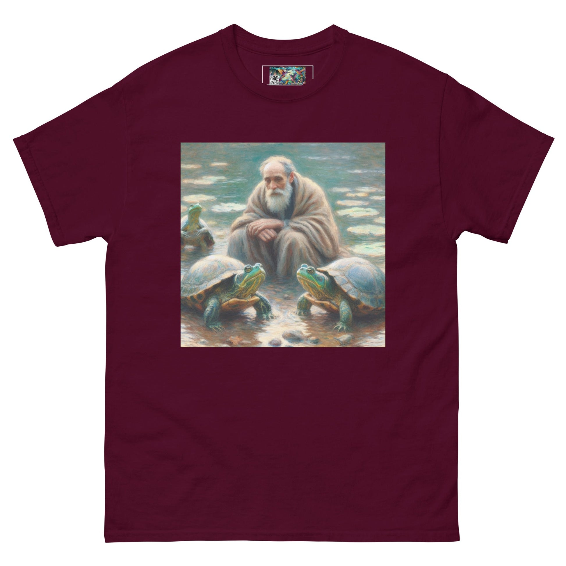 Man with Turtles Unisex classic tee - Gregg Acini Adoree Designs - T-Shirt