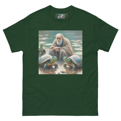 Man with Turtles Unisex classic tee - Gregg Acini Adoree Designs - T-Shirt