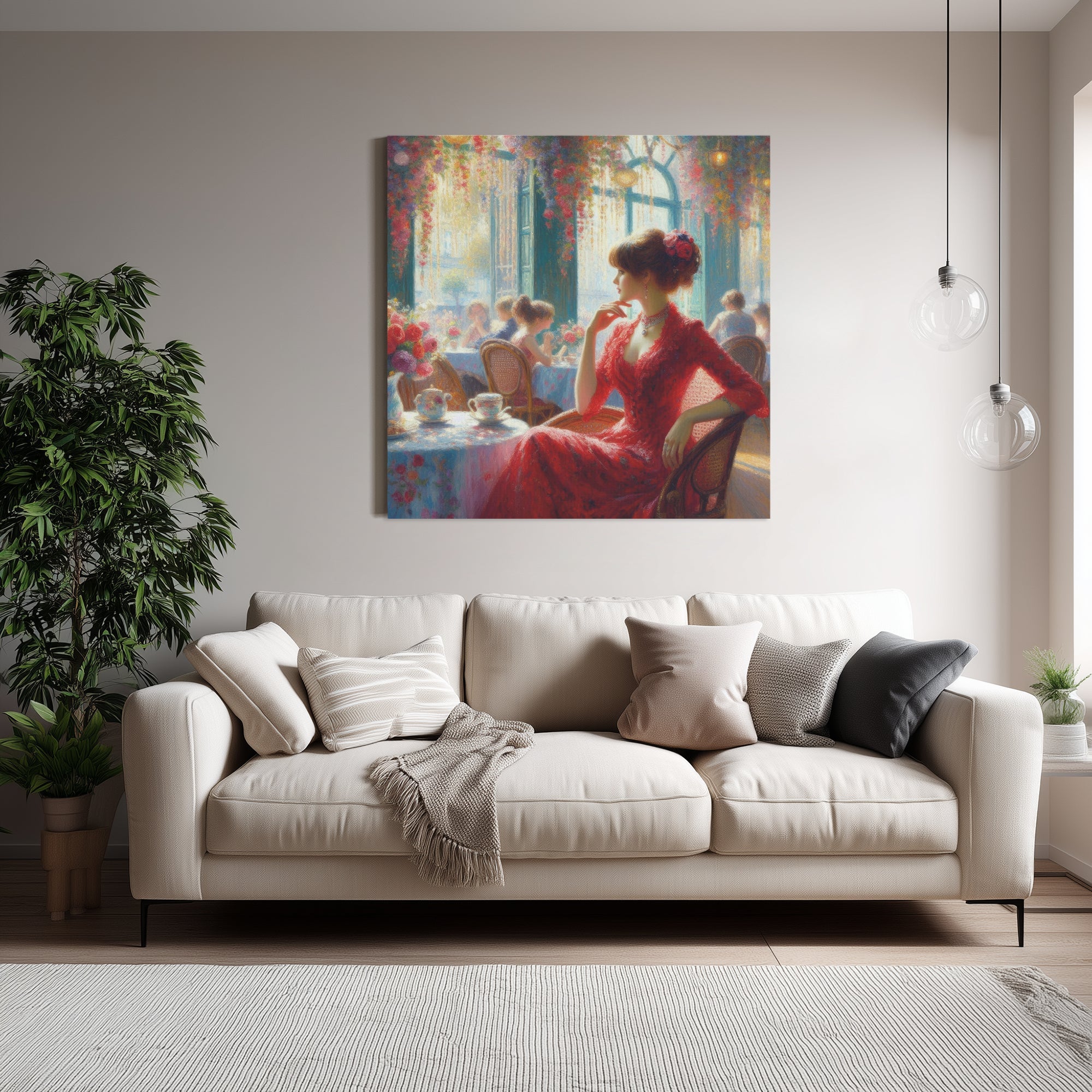 Margot 1:1 Ratio Canvas Painting - Gregg Acini Adoree Designs - Canvas