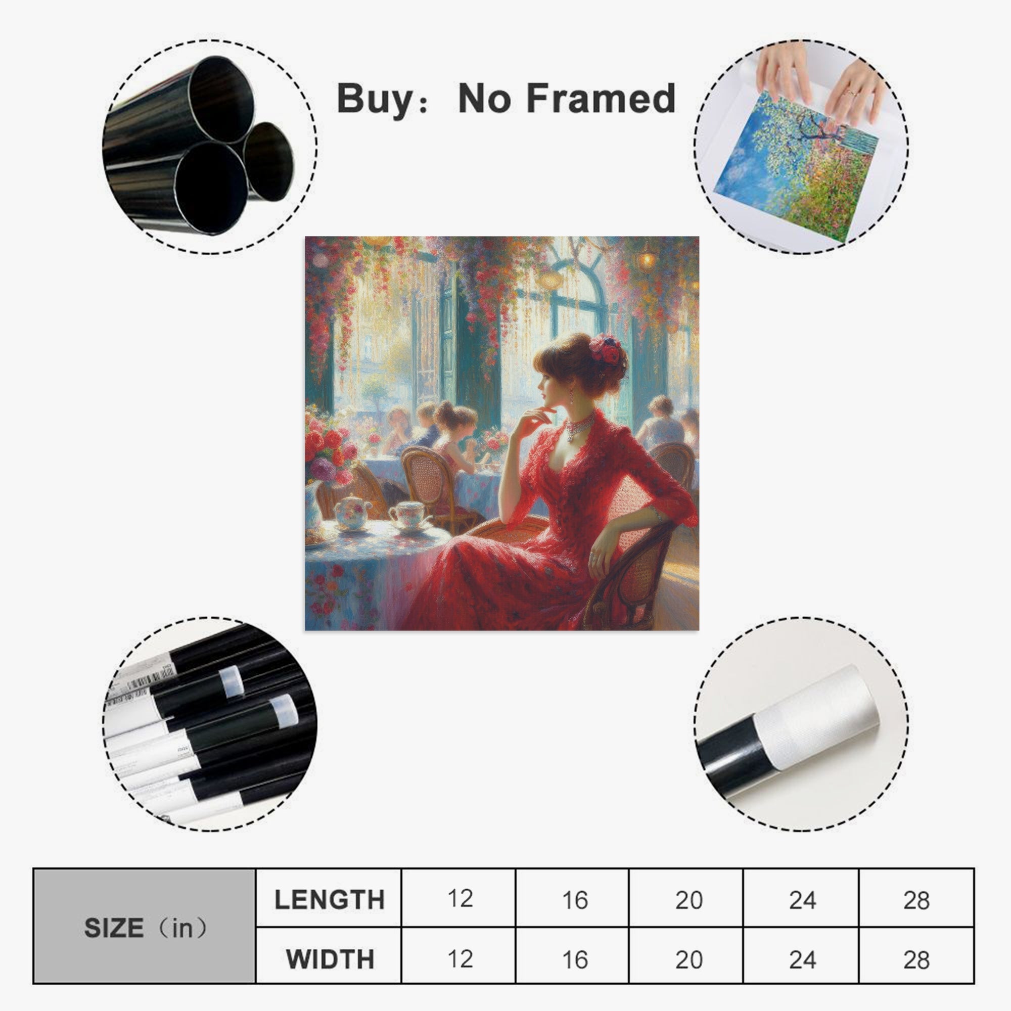 Margot 1:1 Ratio Canvas Painting - Gregg Acini Adoree Designs - Canvas