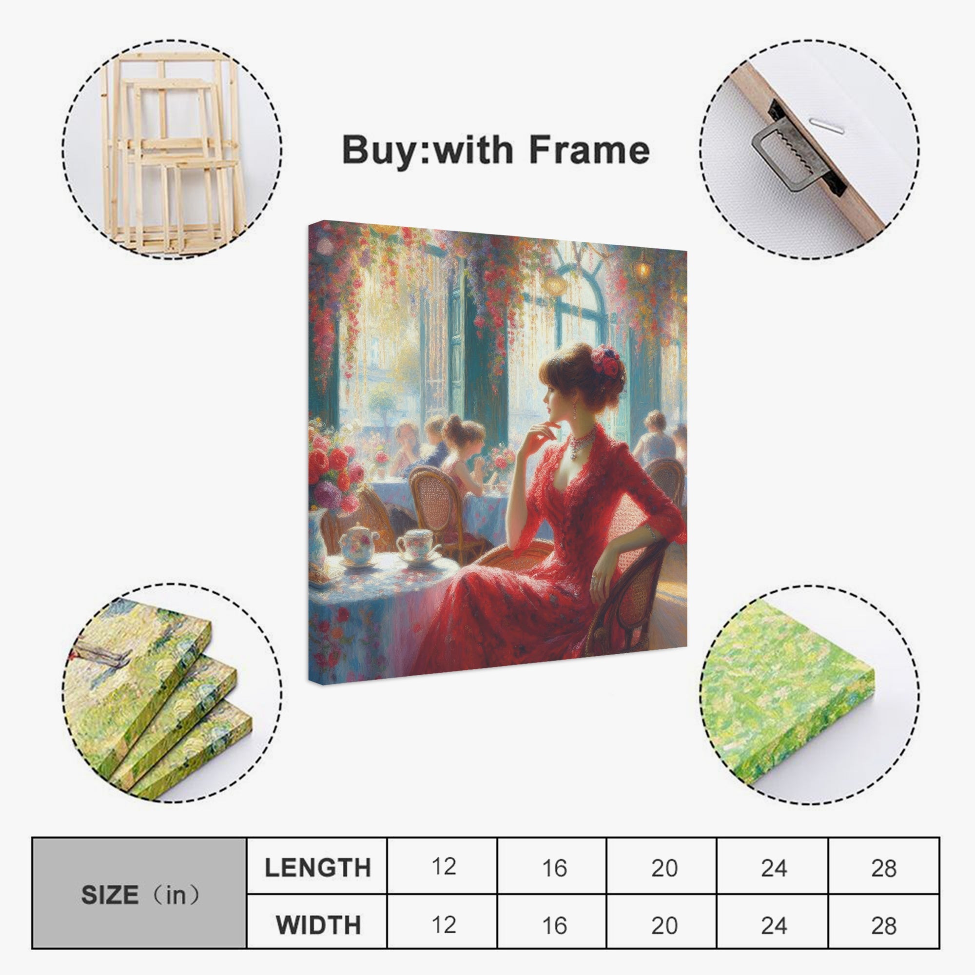 Margot 1:1 Ratio Canvas Painting - Gregg Acini Adoree Designs - Canvas