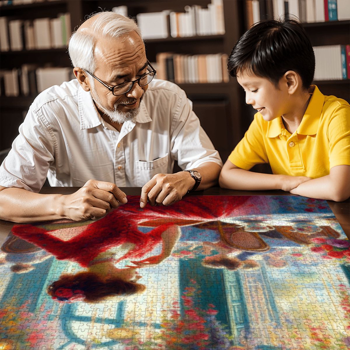 Margot Wooden Jigsaw Puzzles 1000 pcs - Gregg Acini Adoree Designs - Jigsaw Puzzle