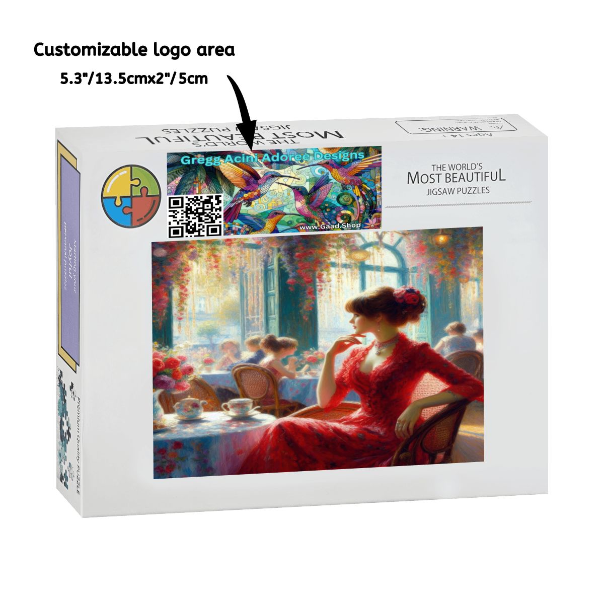 Margot Wooden Jigsaw Puzzles 1000 pcs - Gregg Acini Adoree Designs - Jigsaw Puzzle