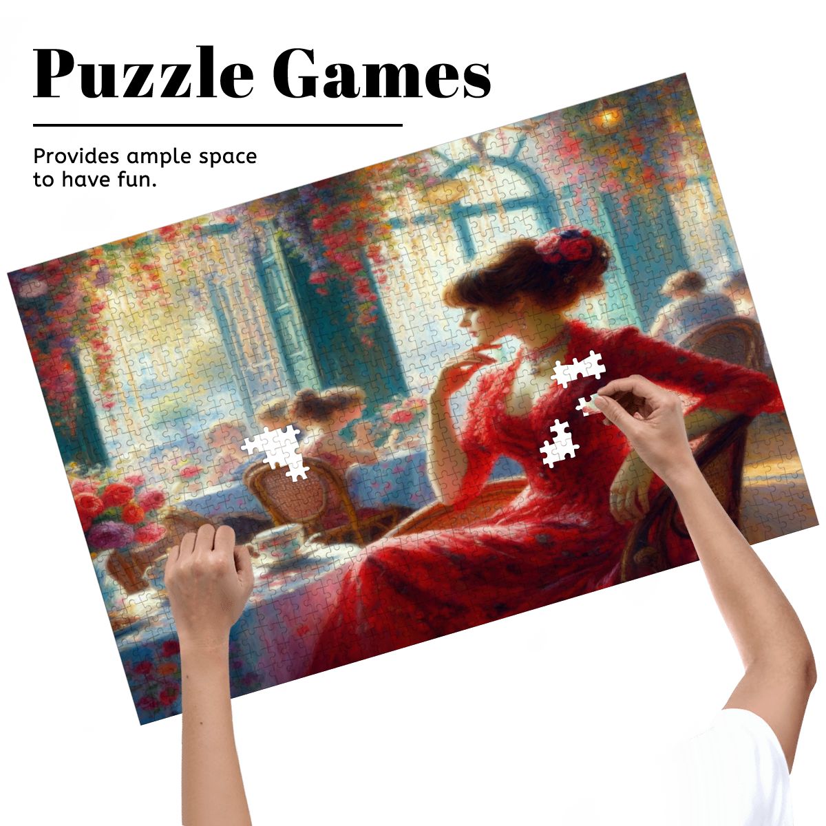 Margot Wooden Jigsaw Puzzles 1000 pcs - Gregg Acini Adoree Designs - Jigsaw Puzzle