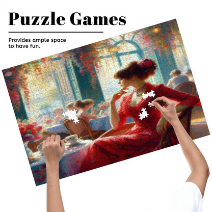 Margot Wooden Jigsaw Puzzles 1000 pcs - Gregg Acini Adoree Designs - Jigsaw Puzzle