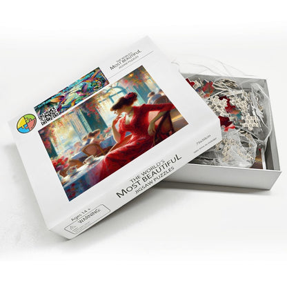 Margot Wooden Jigsaw Puzzles 1000 pcs - Gregg Acini Adoree Designs - Jigsaw Puzzle