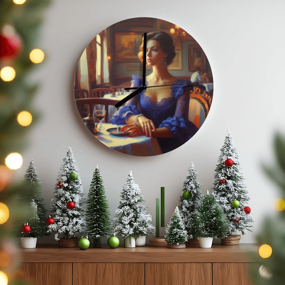 MDF Wall Clock (Made in USA) - Gregg Acini Adoree Designs - Wall Clock