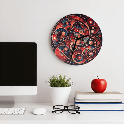 MDF Wall Clock (Made in USA) - Gregg Acini Adoree Designs - Wall Clock