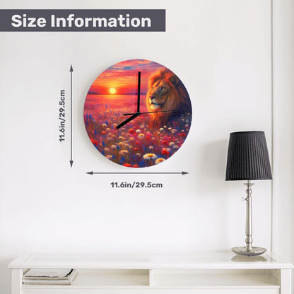 MDF Wall Clock (Made in USA) - Gregg Acini Adoree Designs - Wall Clock