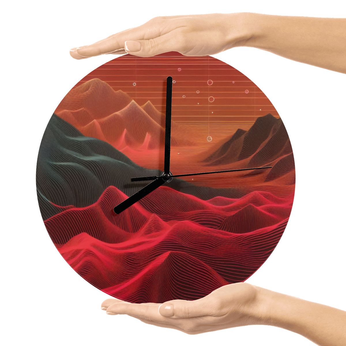 MDF Wall Clock (Made in USA) - Gregg Acini Adoree Designs - Wall Clock