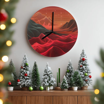 MDF Wall Clock (Made in USA) - Gregg Acini Adoree Designs - Wall Clock