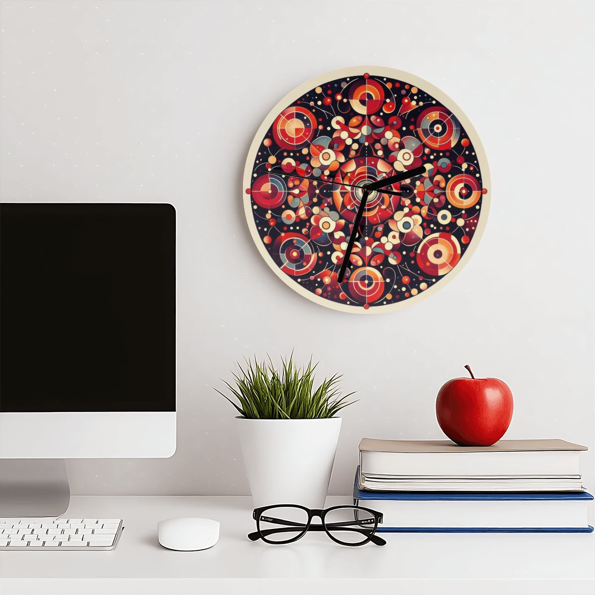 MDF Wall Clock (Made in USA) - Gregg Acini Adoree Designs - Wall Clock