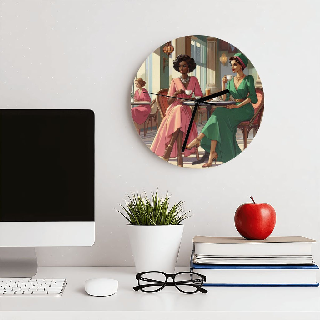 MDF Wall Clock (Made in USA) - Gregg Acini Adoree Designs - Wall Clock