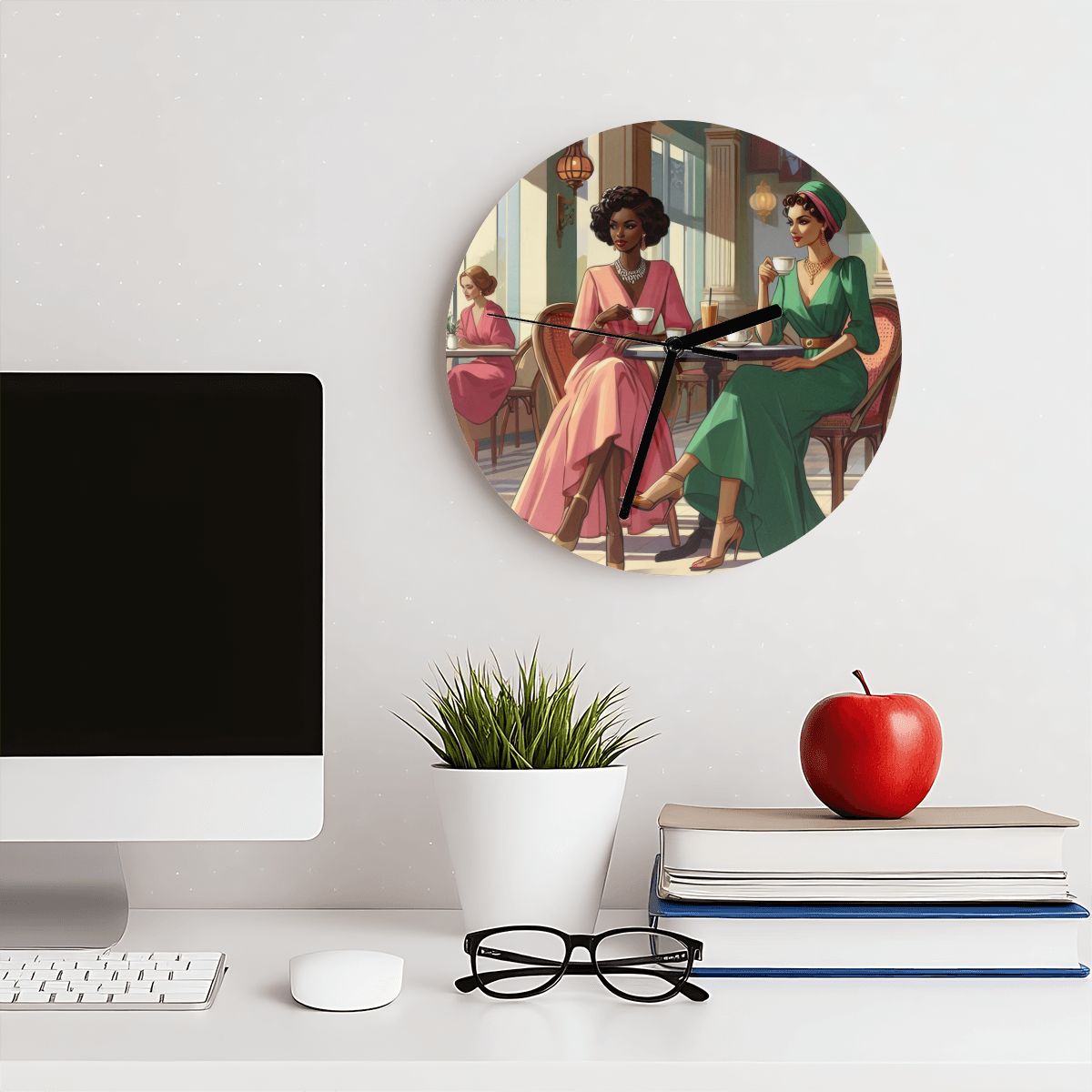 MDF Wall Clock (Made in USA) - Gregg Acini Adoree Designs - Wall Clock