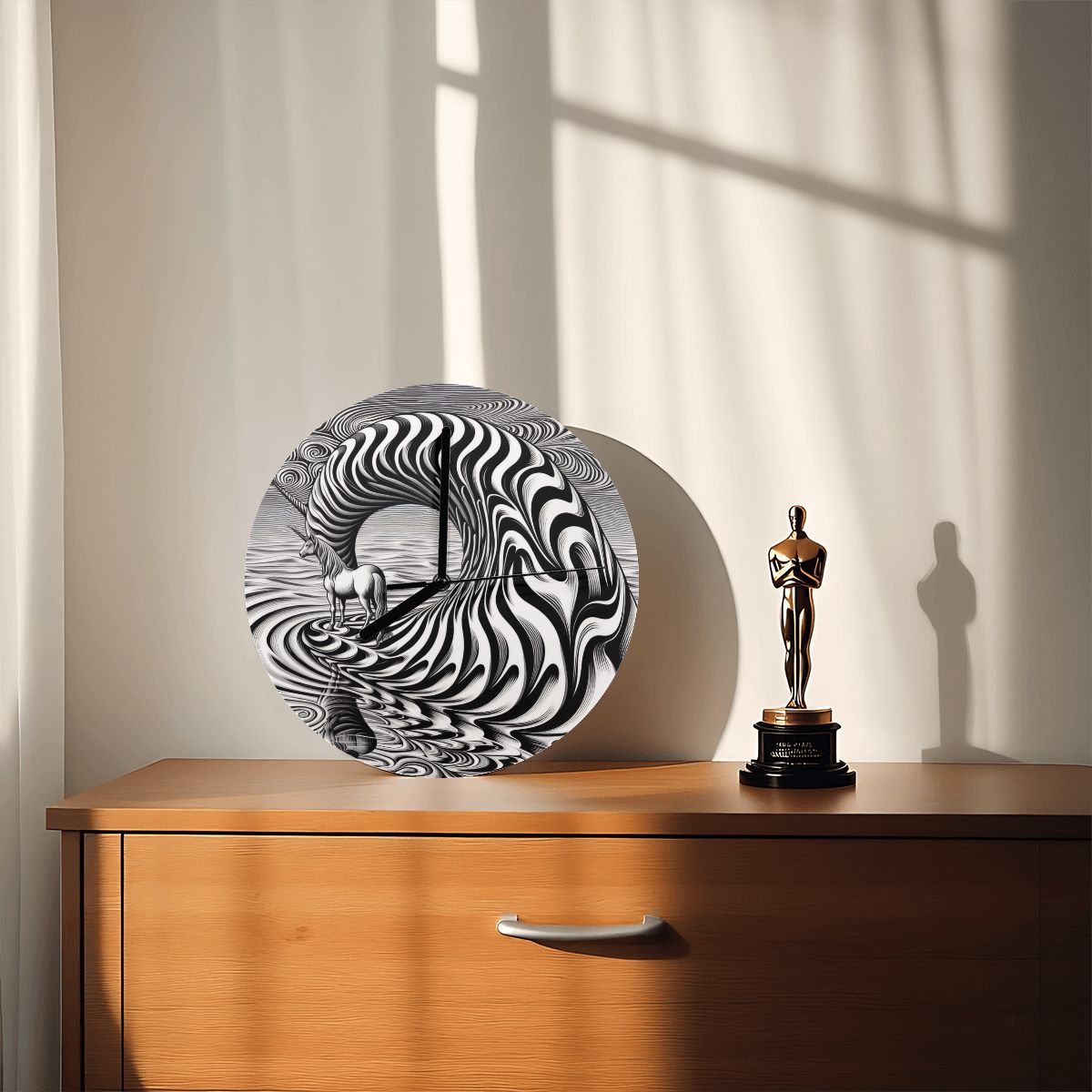 MDF Wall Clock (Made in USA) - Gregg Acini Adoree Designs - Wall Clock